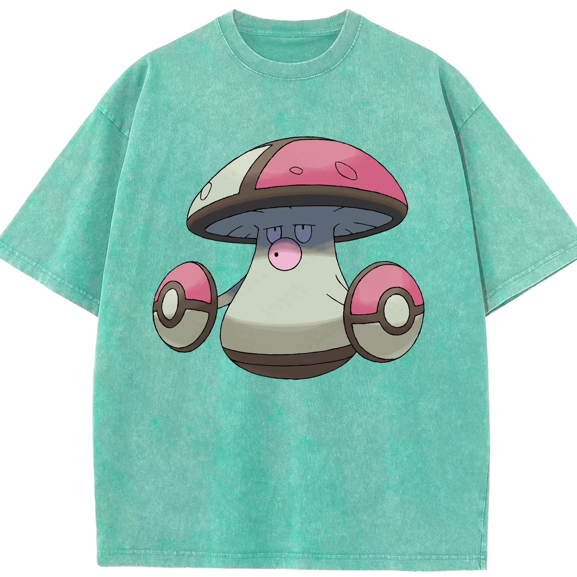 （画像用） ポケットモンスター Pokémon 綿100% ヴィンテージ風 半袖Tシャツ（フロントプリント）